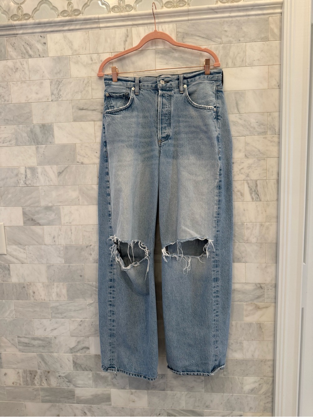 Citizens of Humanity ayla distressed wide leg jeans
